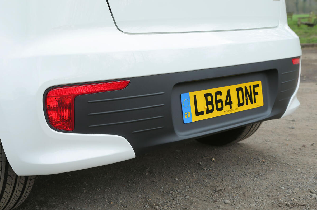 Kia Rio rear diffuser