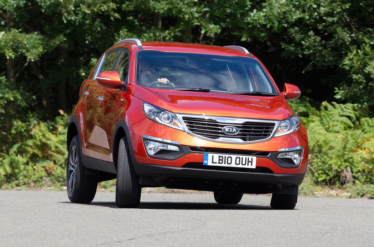 Sportage's performance figures are not the best in this class but they’re competitive Kia Sportage cornering
