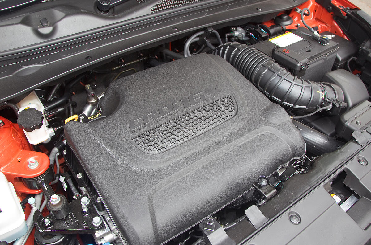 The Sportage's chassis is good enough to cope with all of the power on offer Kia Sportage diesel engine