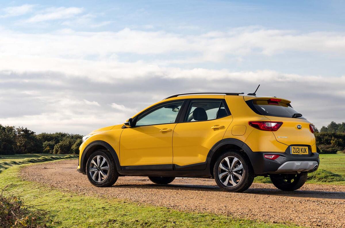 Kia Stonic rear three quarter static Kia Stonic rear three quarter static