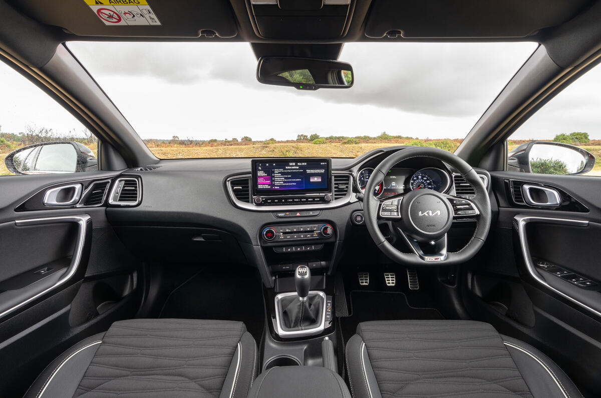 Kia Ceed review    front interior Kia Ceed review    front interior