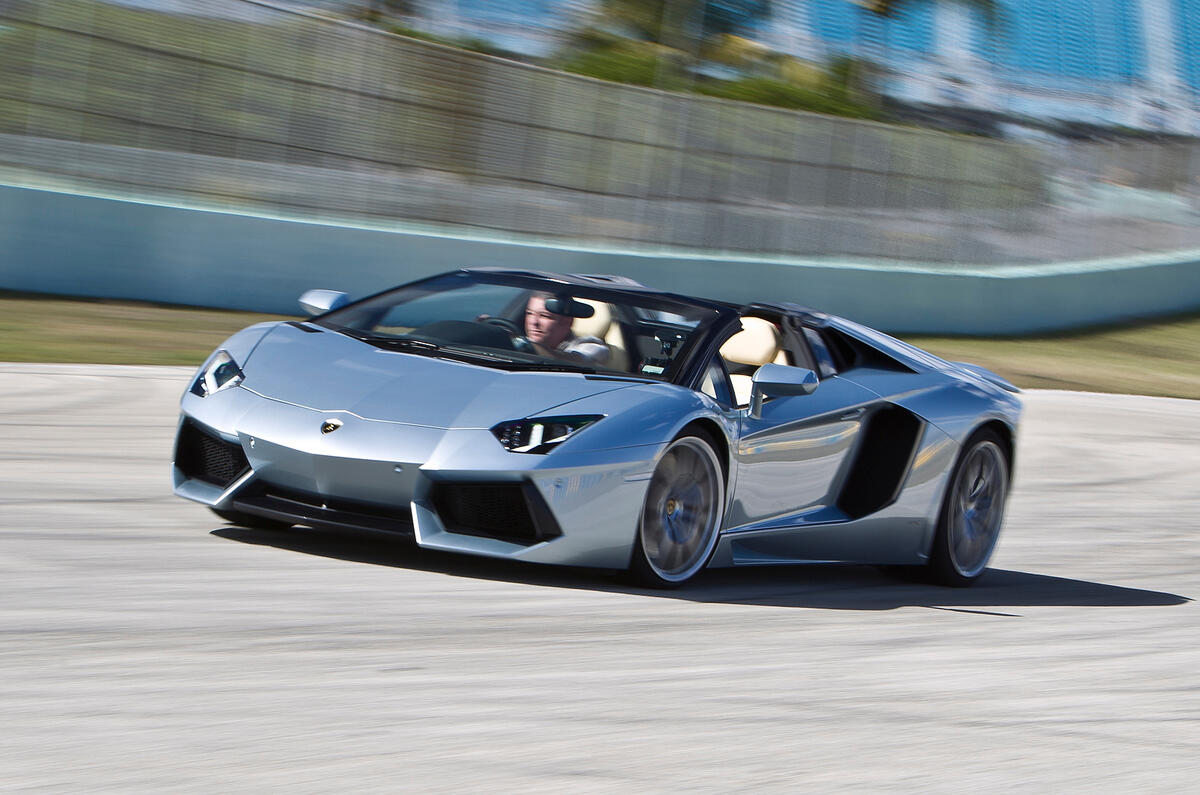 The 217mph Lamborghini Aventador Roadster