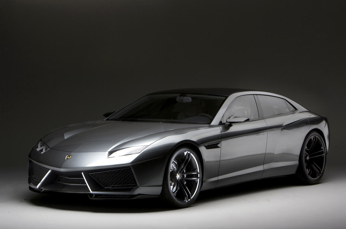 Lambo 4dr saloon is back on