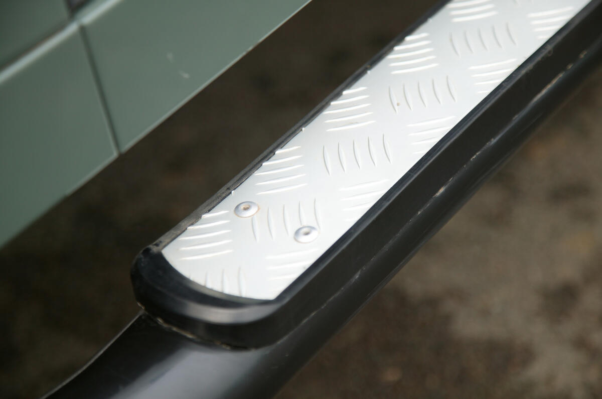Chrome boards are one of the few remotely style-conscious elements of the Defender Chrome boards on the Defender