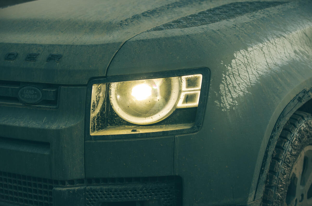 Land Rover Defender review 2024 05 lights