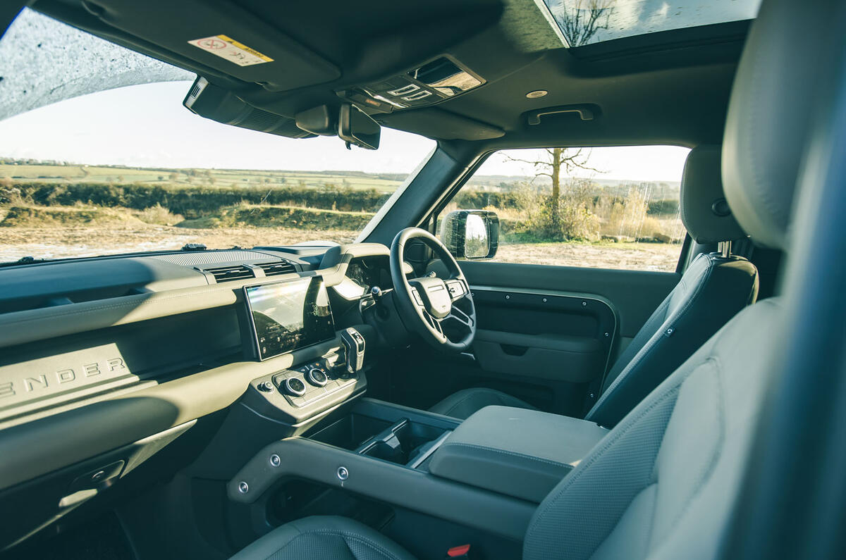 Land Rover Defender review 2024 13 interior