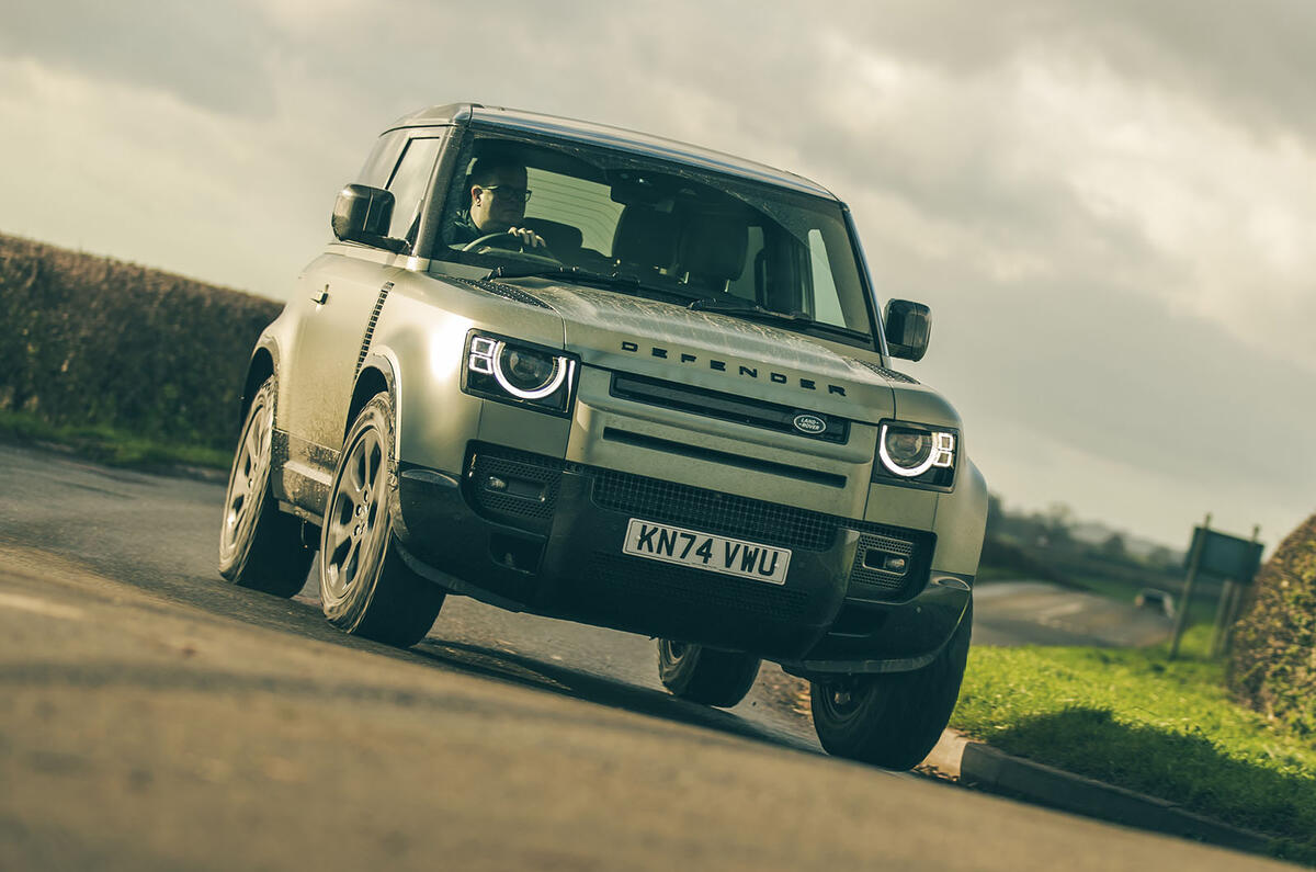 Land Rover Defender review 2024 17 front cornering