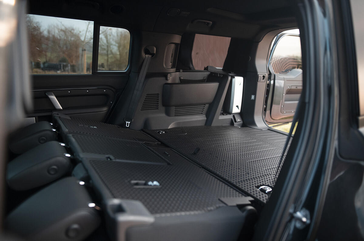 land rover defender v8 130 review 2023 11 boot 2