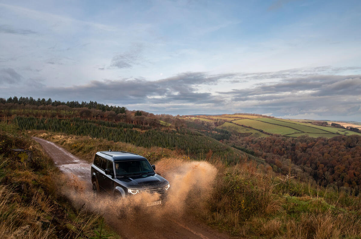 land rover defender v8 130 review 2023 19 off road