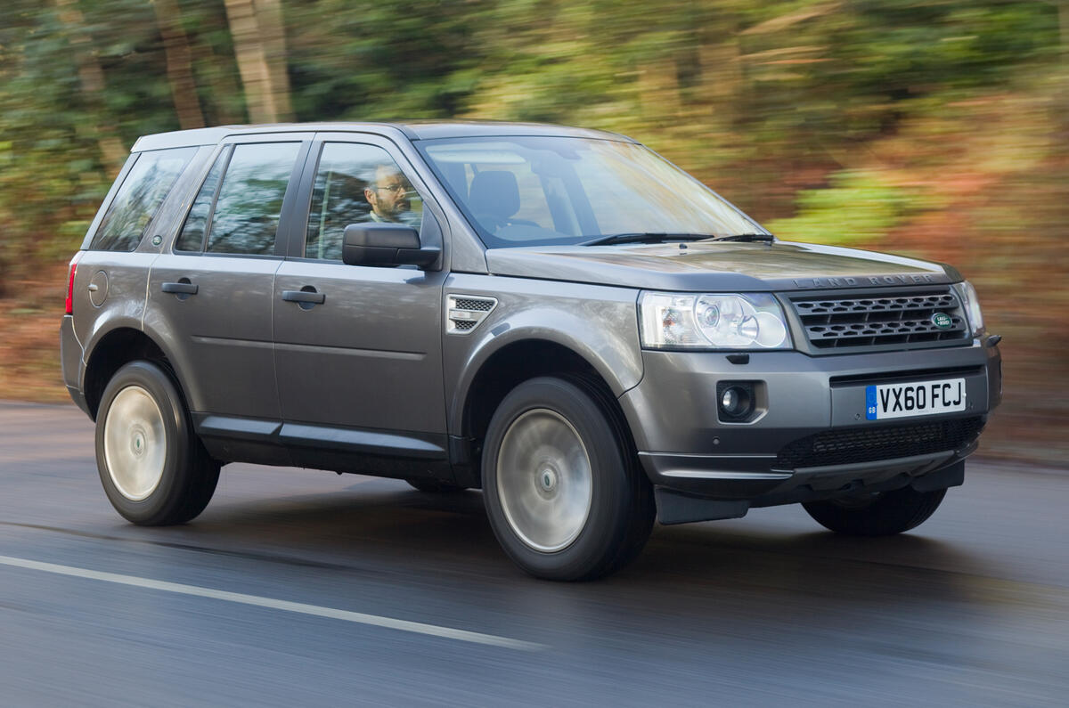 In isolation, the Freelander is fast enough and just about refined enough Land Rover Freelander front quarter