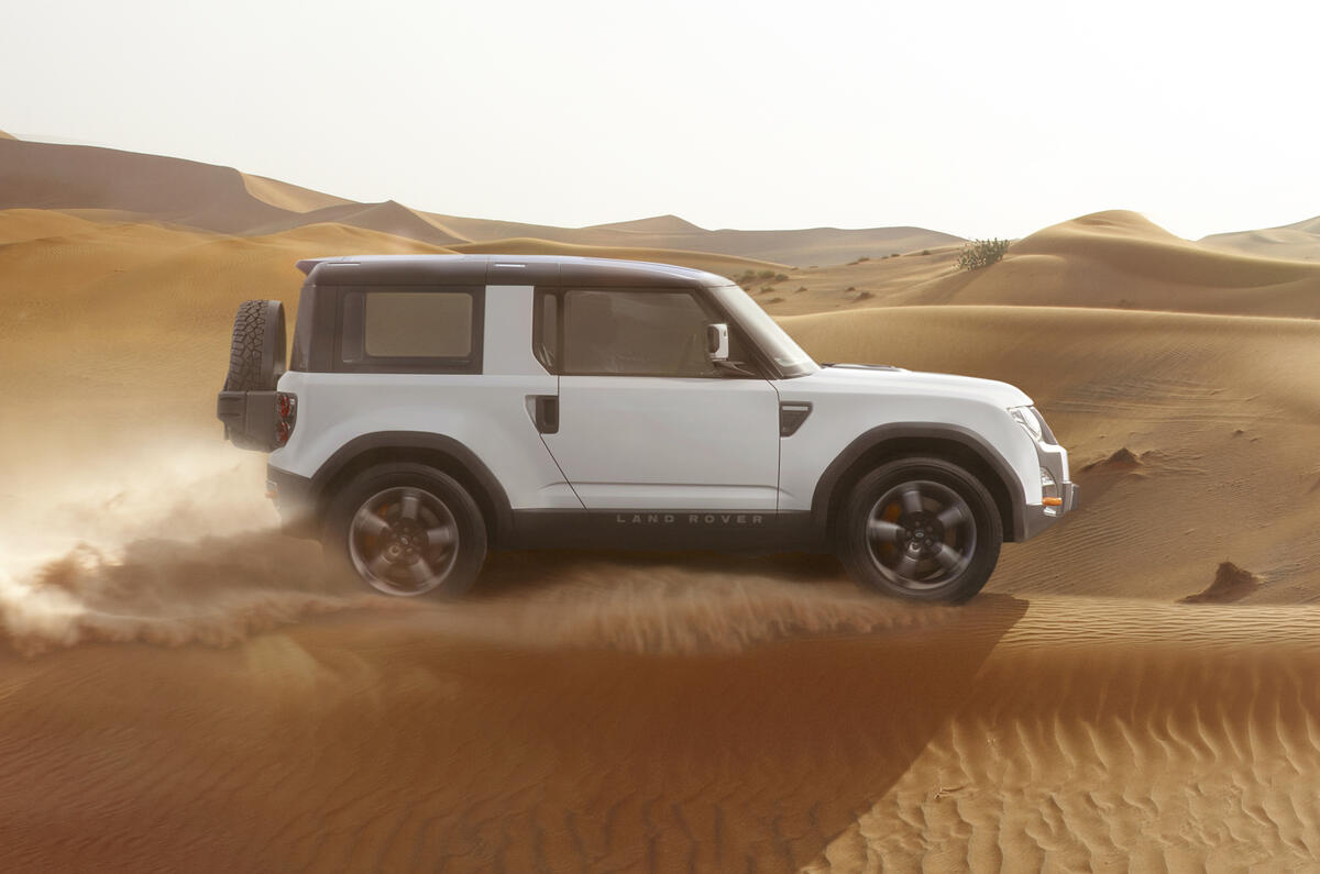 no title LA show: revised Defender concept