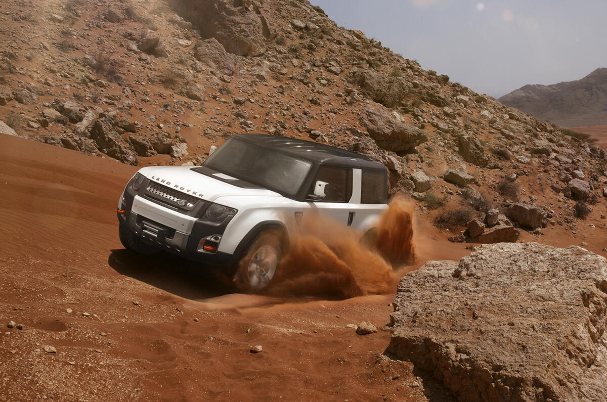 no title LA show: revised Defender concept