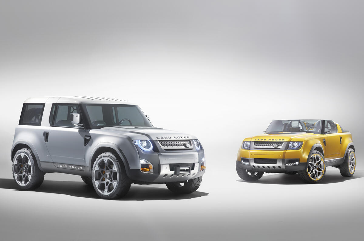 no title Frankfurt show: Shock new Defender
