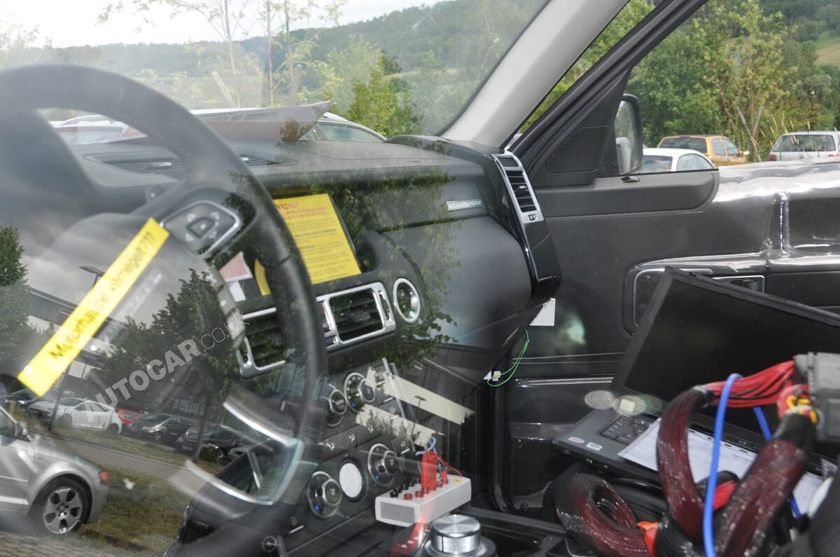 New Range Rover hybrid scooped