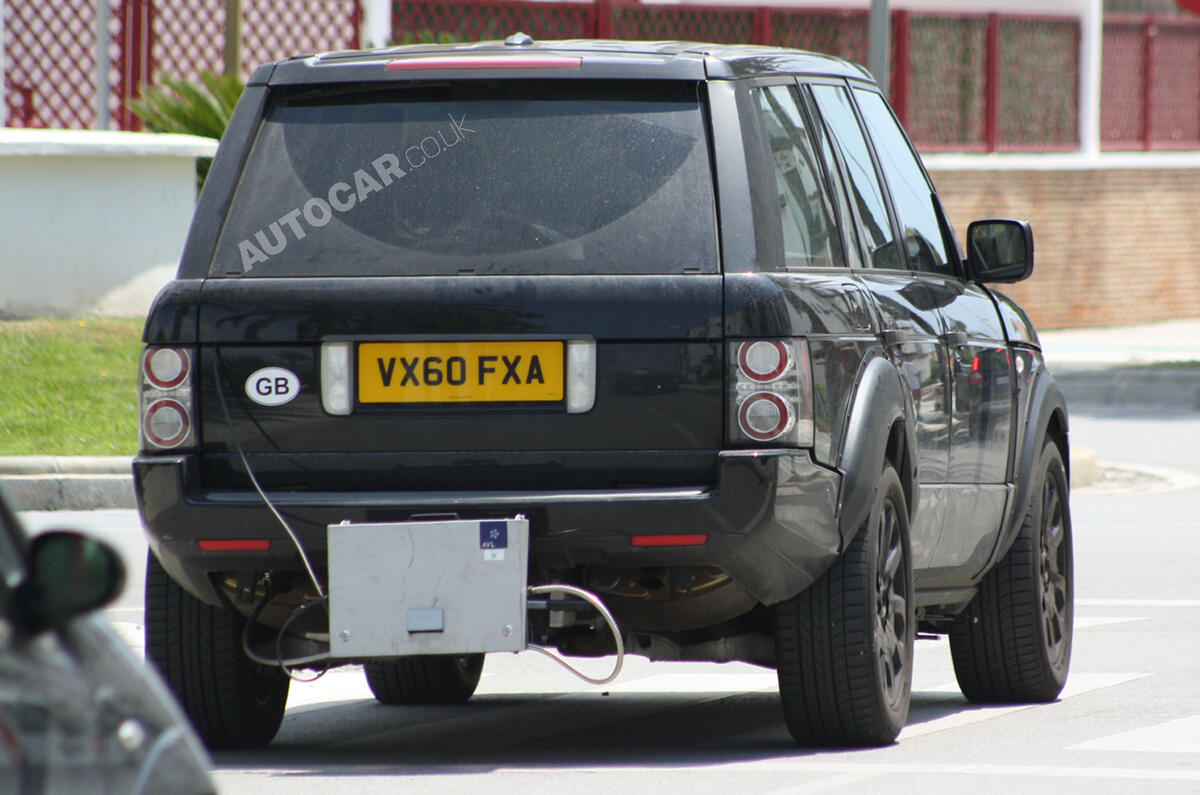 New Range Rover hybrid scooped