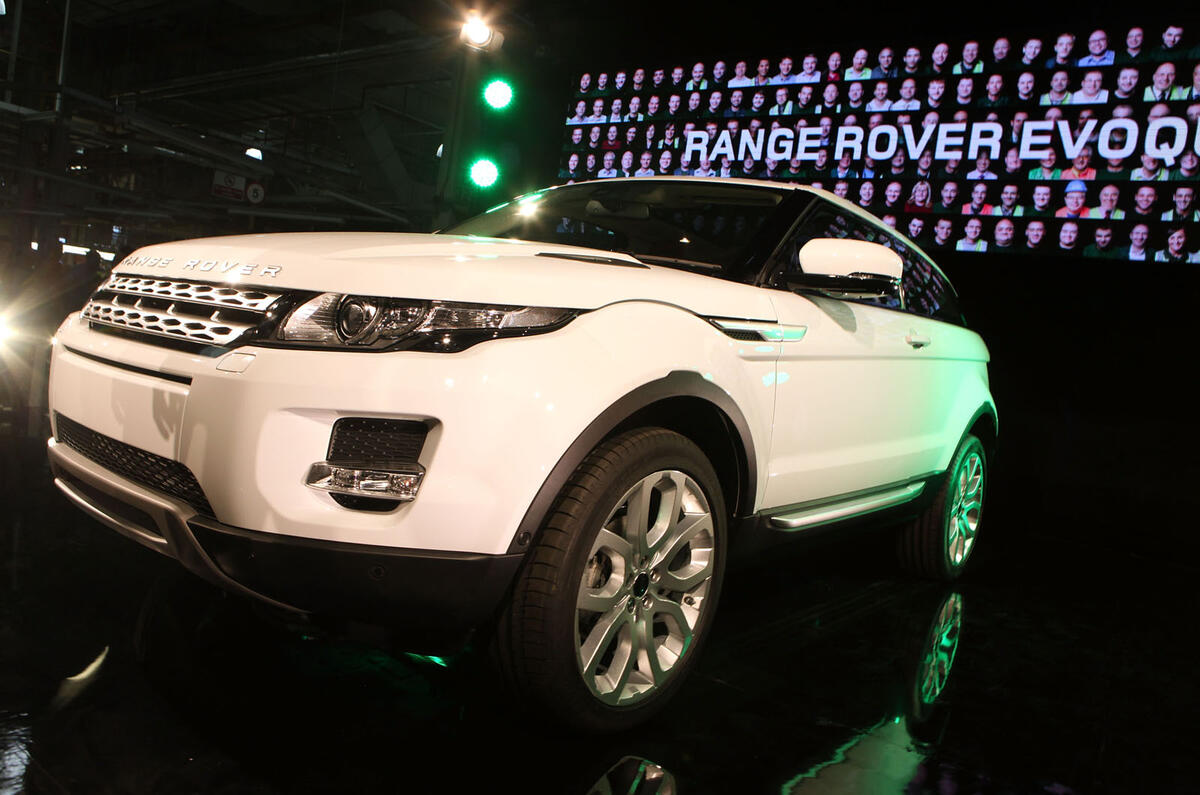 Range Rover Evoque production starts Range Rover Evoque production starts
