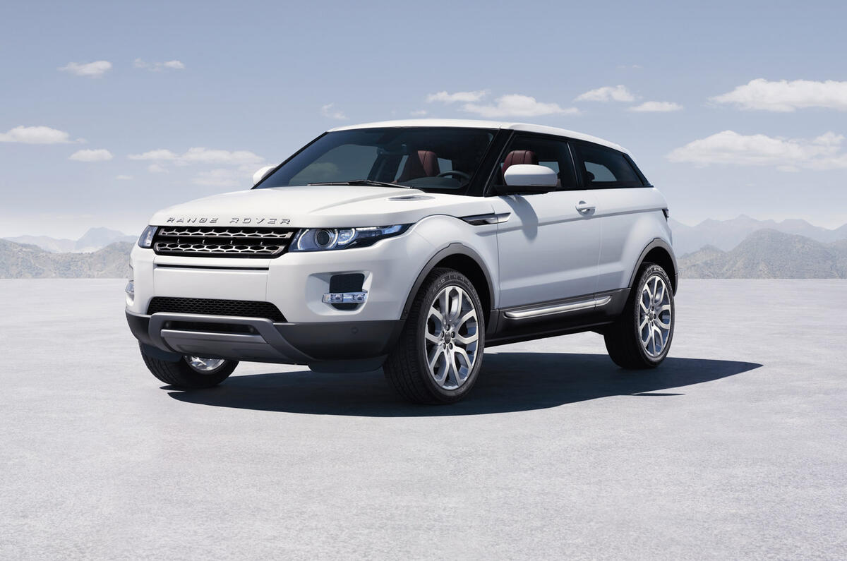 Range Rover Evoque in testing