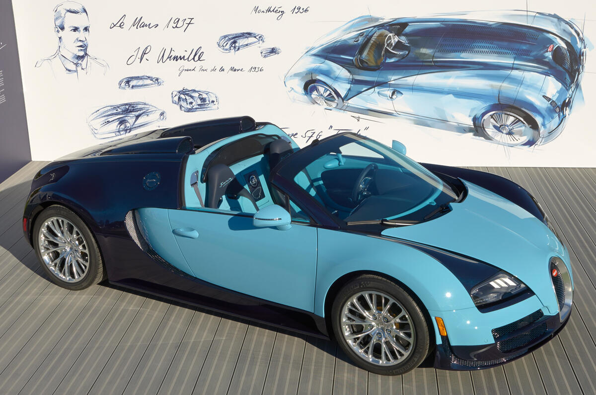 no title Bugatti Veyron 16.4 Grand Sport Vitesse Legend Jean-Pierre Wimille revealed