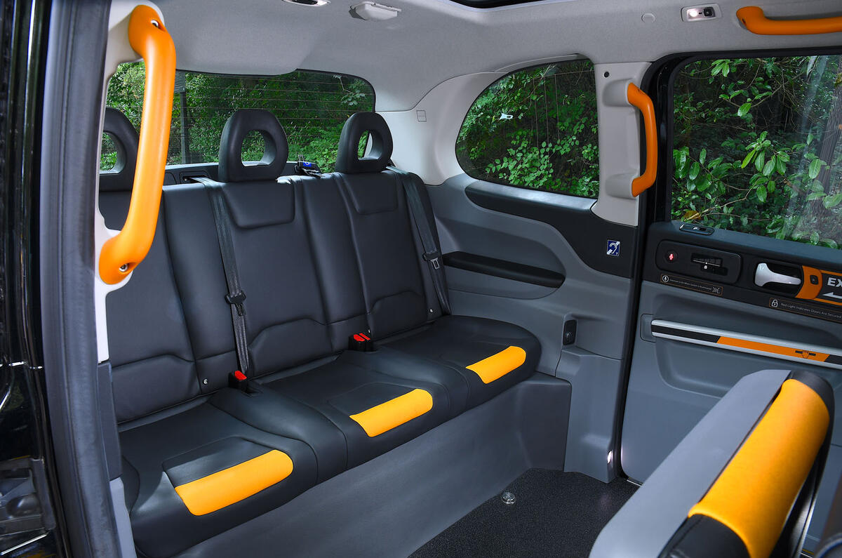 levc tx taxi review 2023 19 rear seats