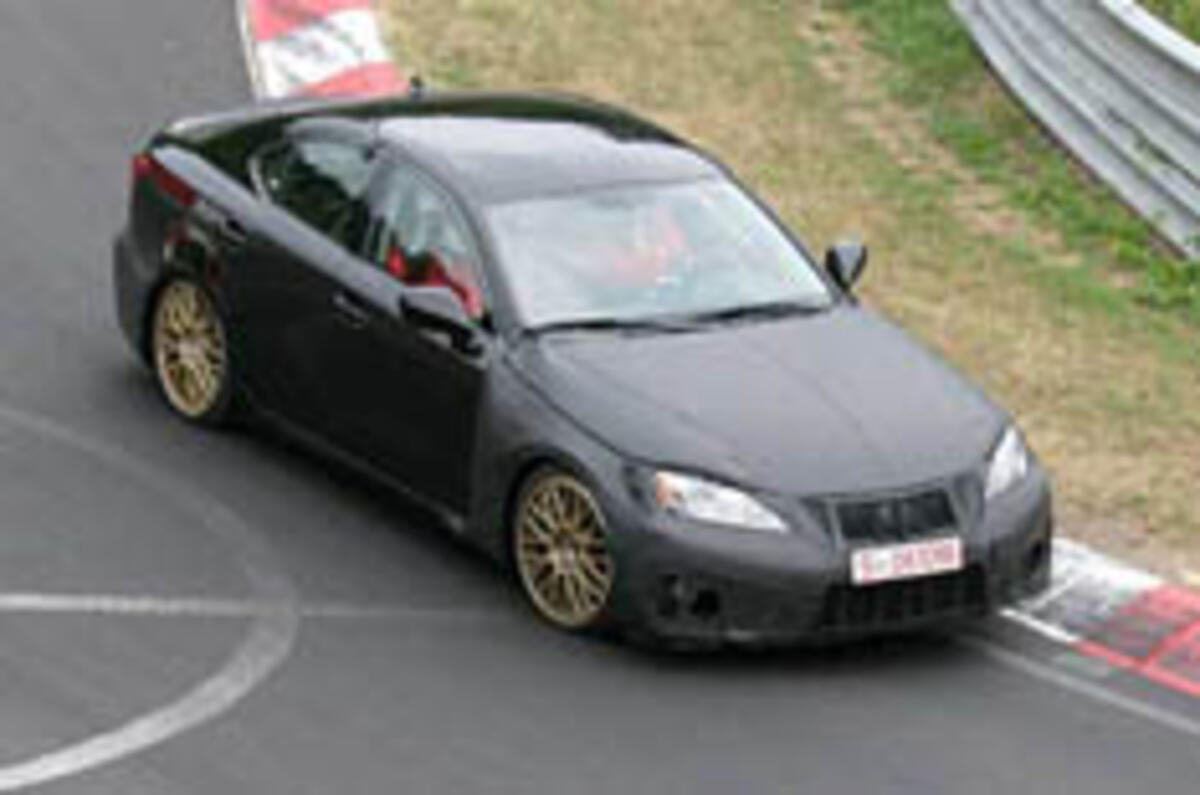 Lexus's M3 rival spied