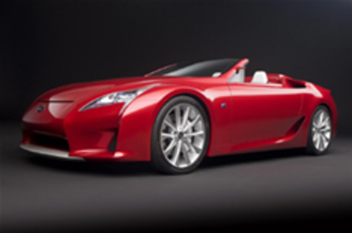 Lexus' drop-top supercar: LF-A roadster