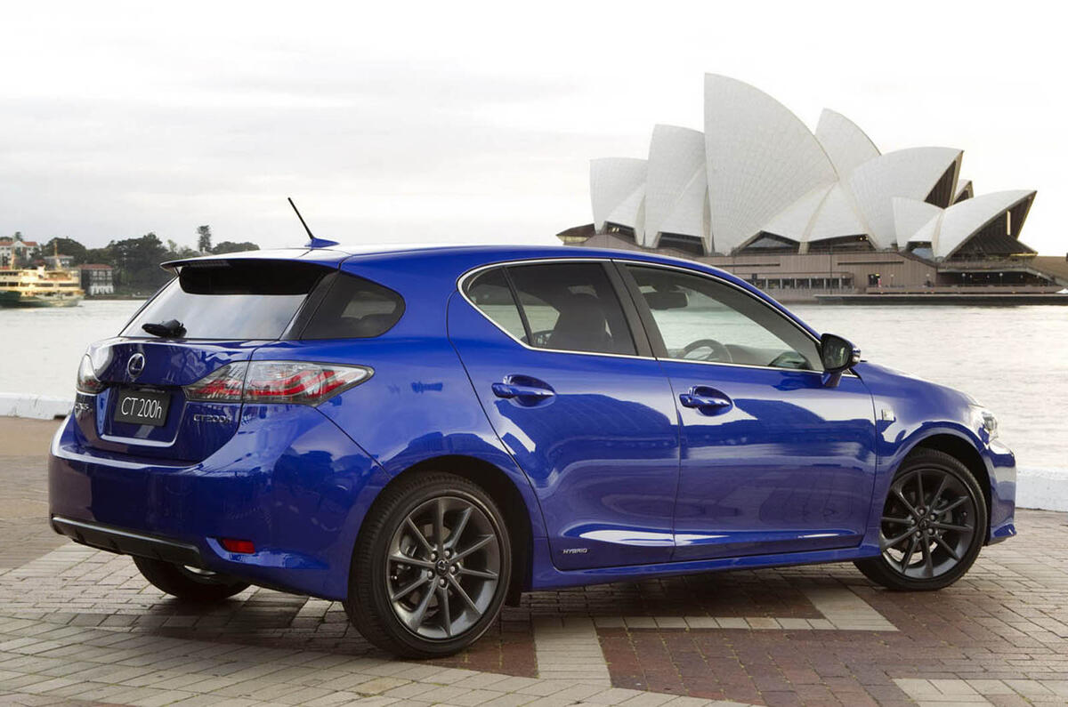 Lexus reveals CT200h F Sport
