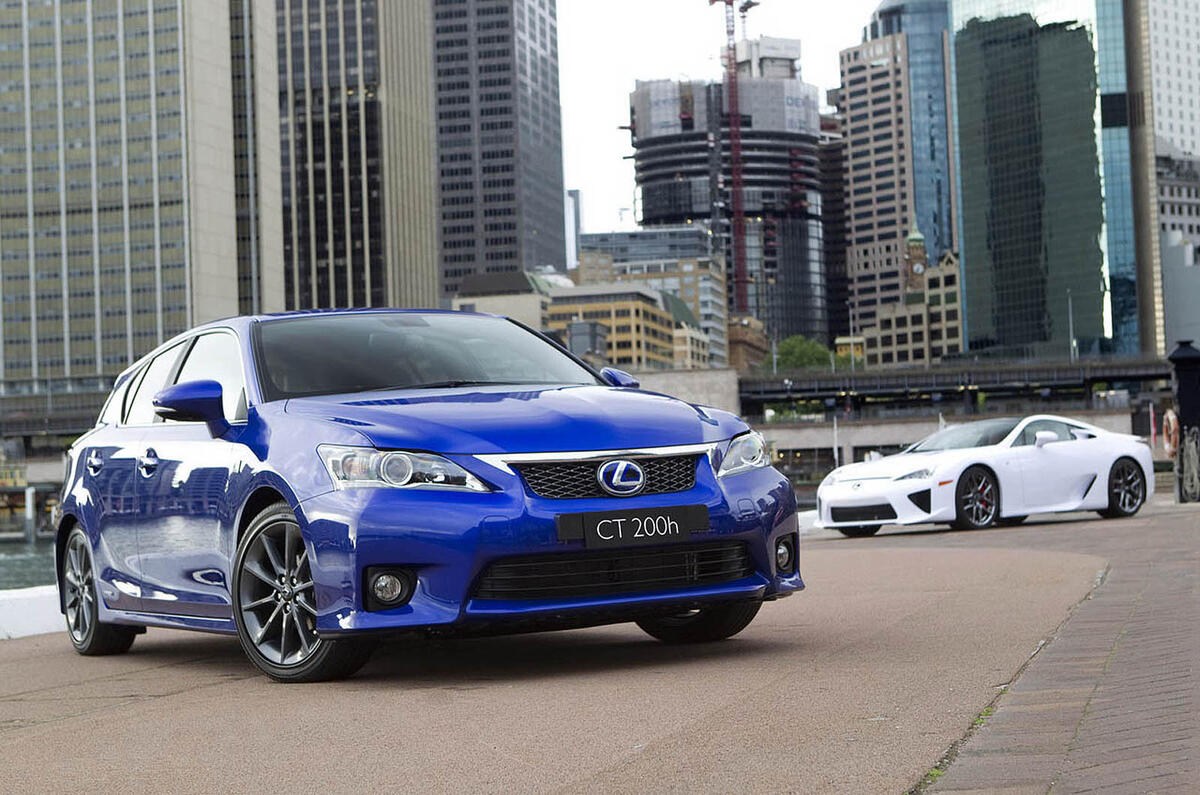 Lexus reveals CT200h F Sport