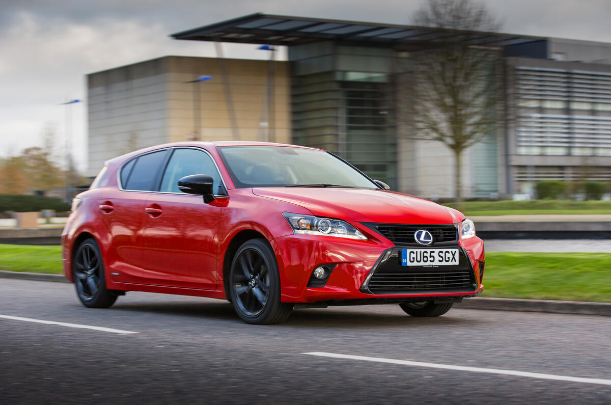 Lexus CT cornering