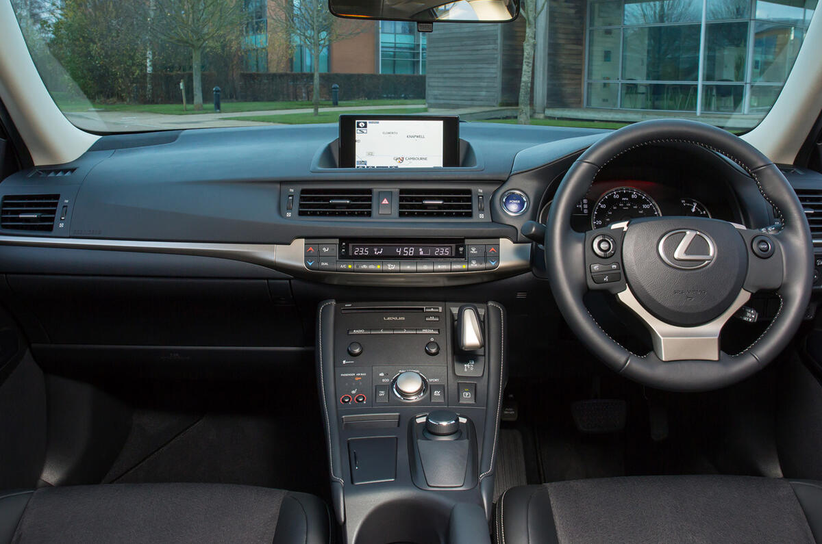 Lexus CT dashboard