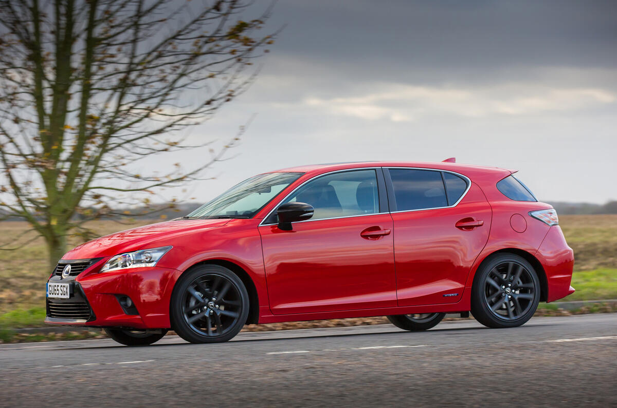 Lexus CT rear cornering