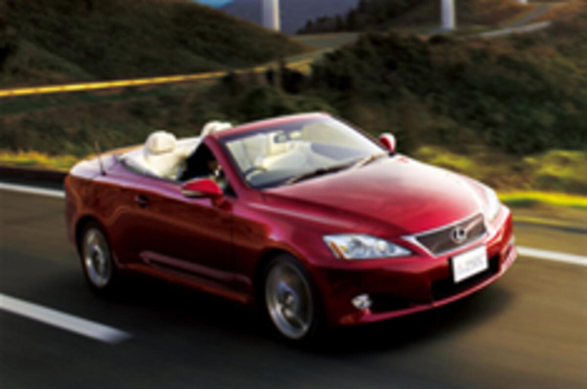 Lexus IS 250C prices announced