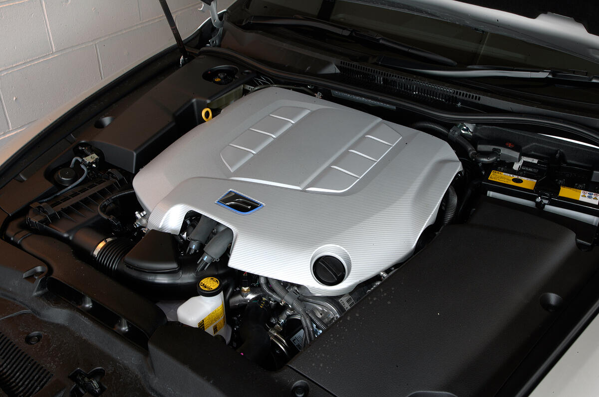 V8 is far and away the most engaging motor  Lexus produces Lexus IS-F V8 engine
