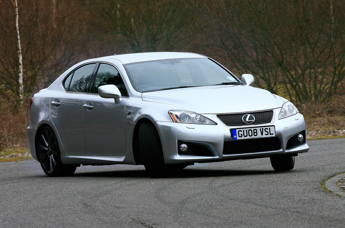 The IS-F’s overall chassis balance is very good Lexus IS-F drifting