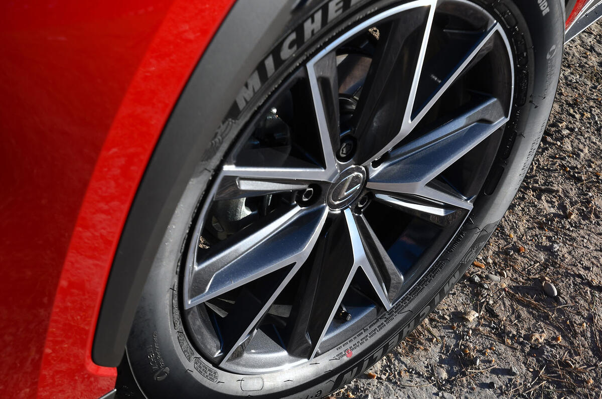 lexus lbx review 2024 07 wheel