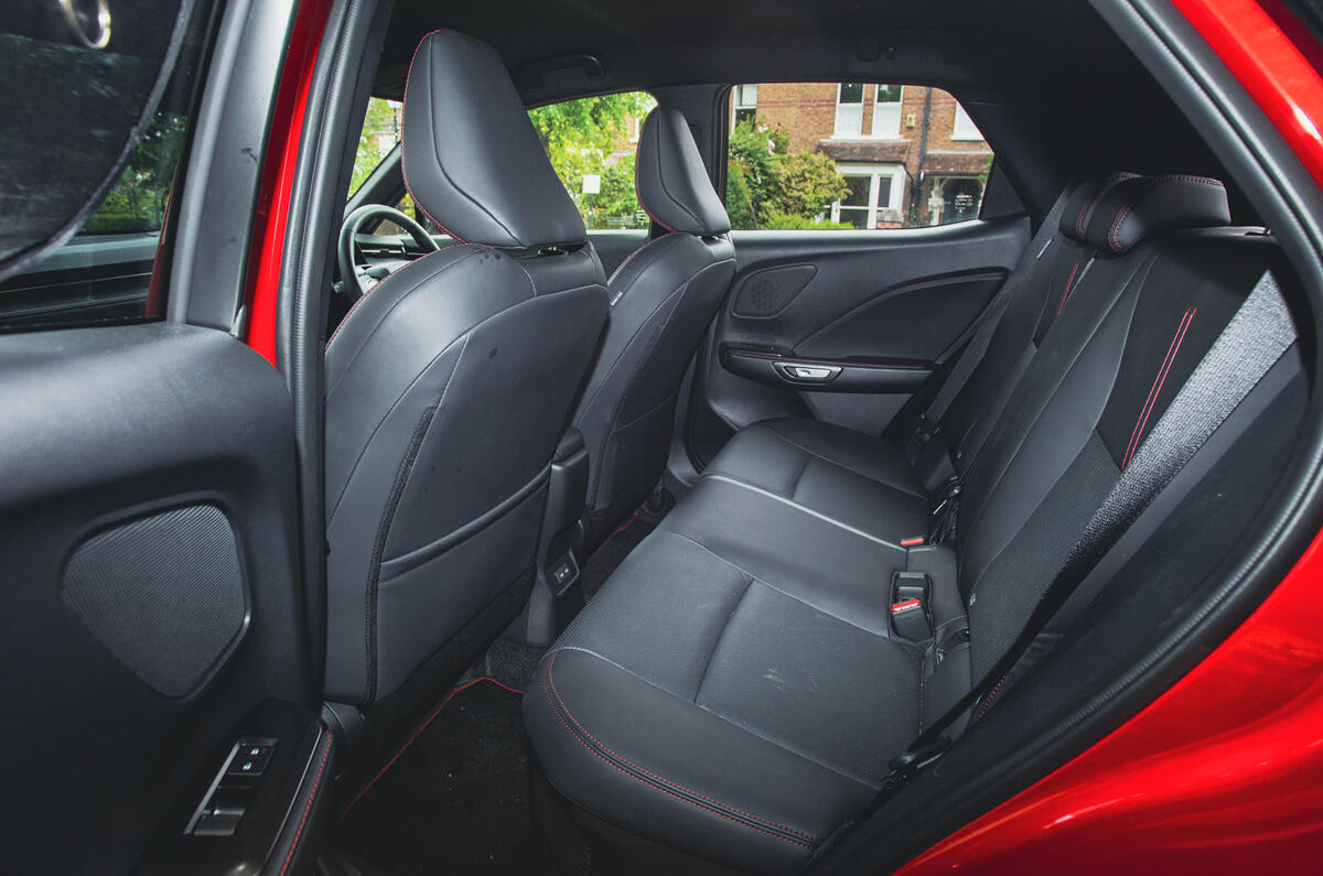 lexus lbx review 2024 19 back seats