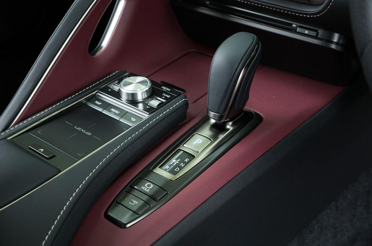 Lexus LC500 10-speed automatic gearbox