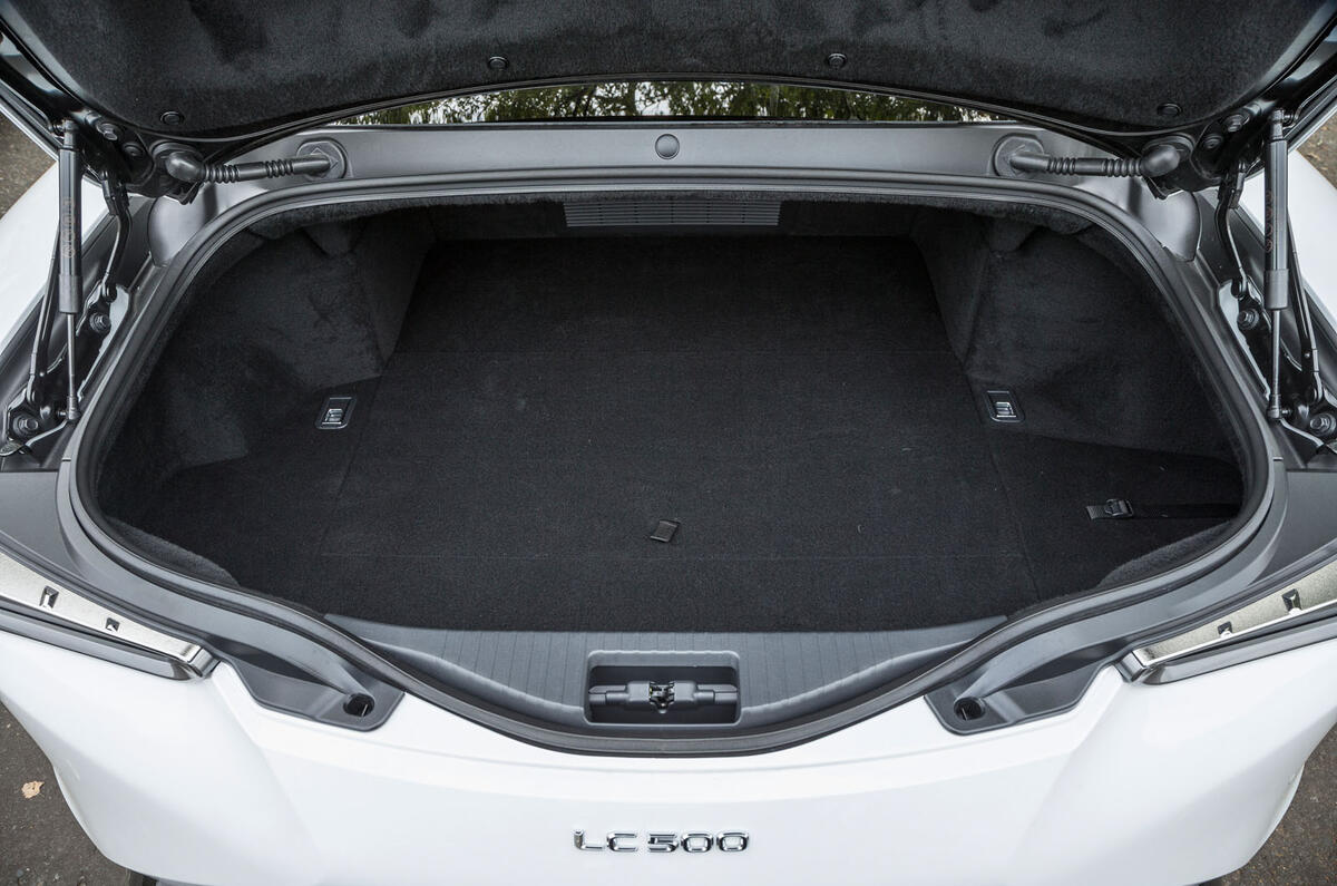 Lexus LC500 boot space