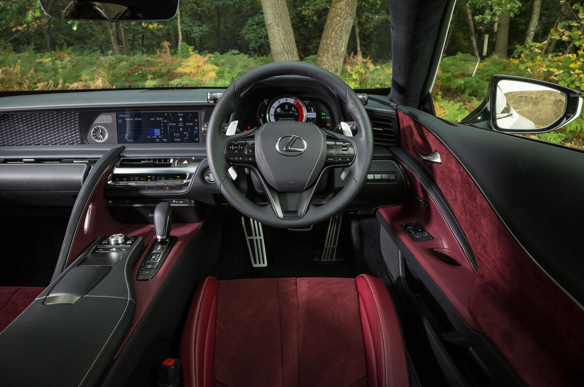 Lexus LC500 dashboard