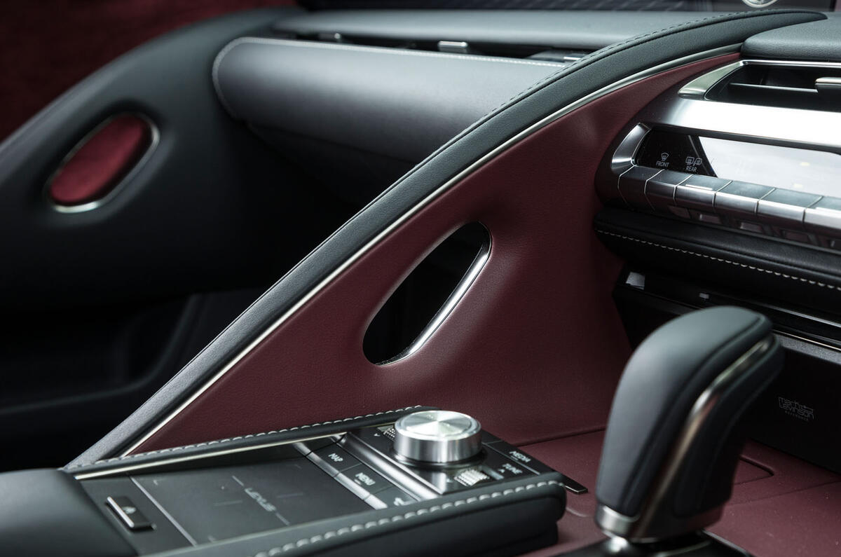 Lexus LC500 grab handle
