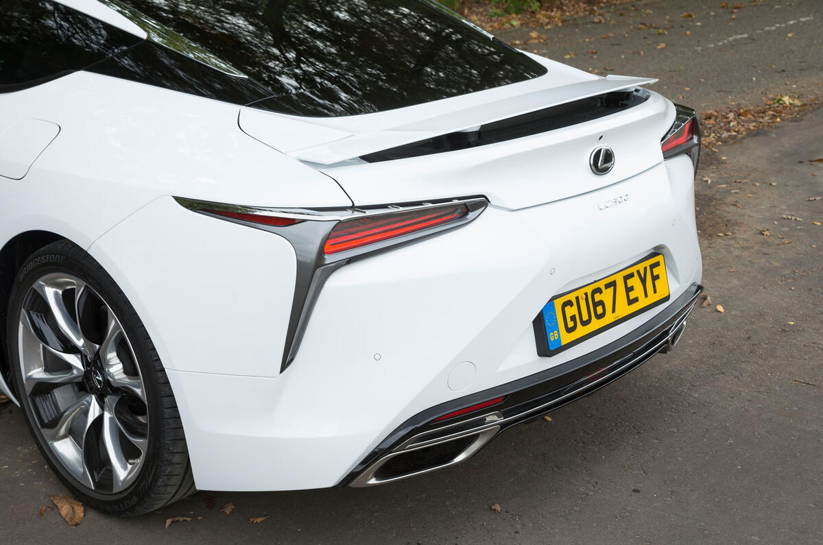 Lexus LC500 rear end