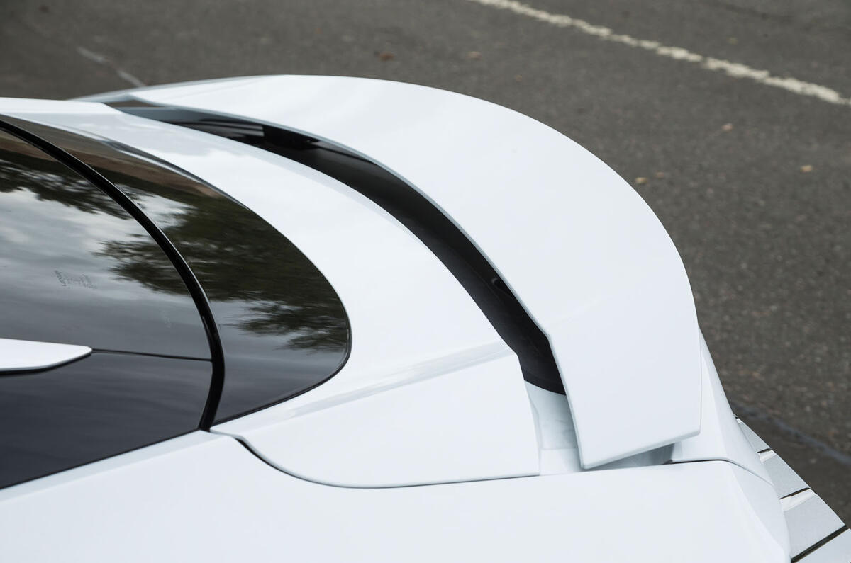 Lexus LC500 rear spoiler