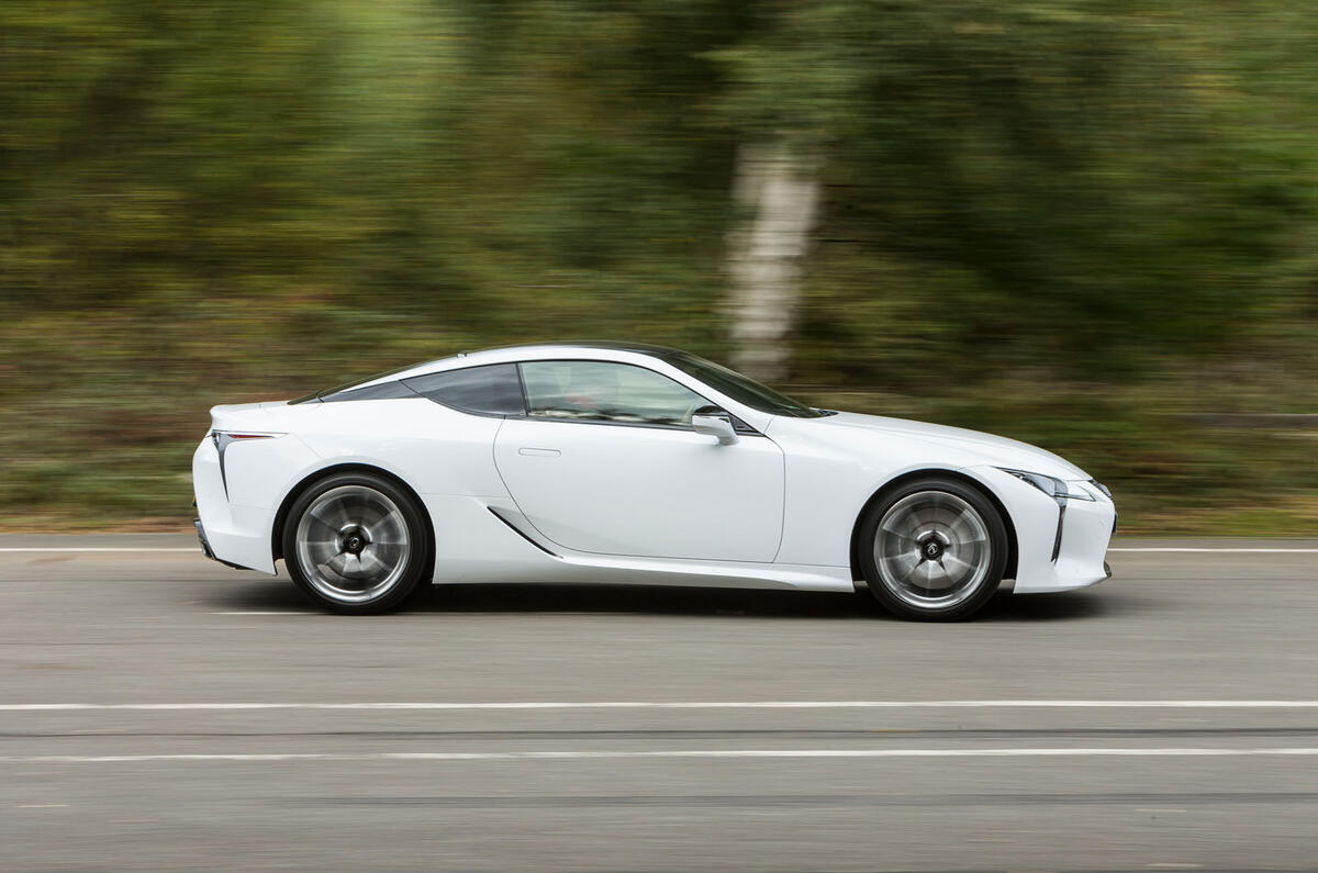 Lexus LC500 side profile