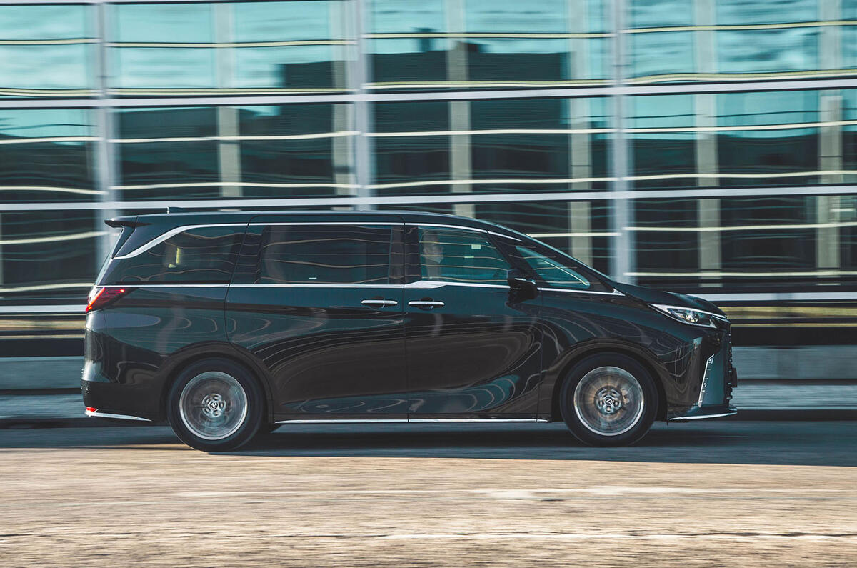 lexus lm review 2024 02 panning side lexus lm review 2024 02 panning side