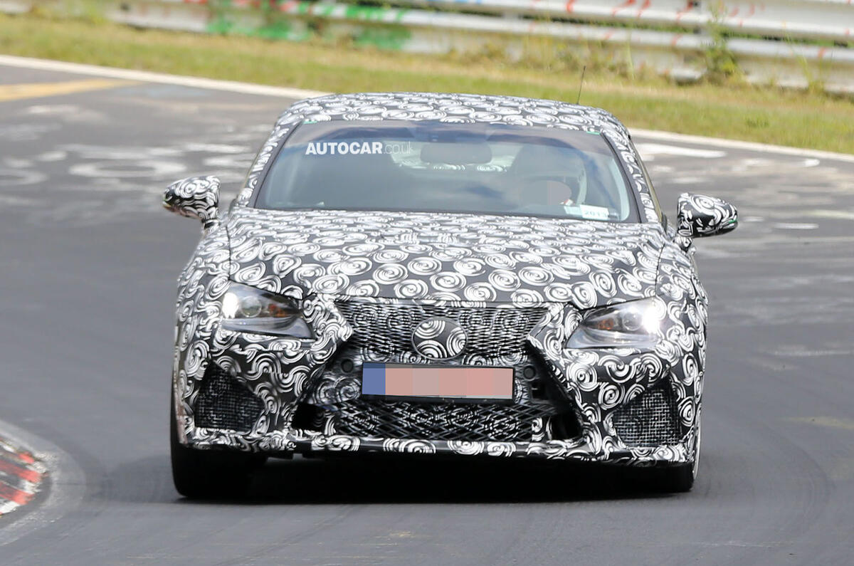 Lexus RC-F coupe spotted testing in Germany Lexus RC-F coupe spotted testing in Germany