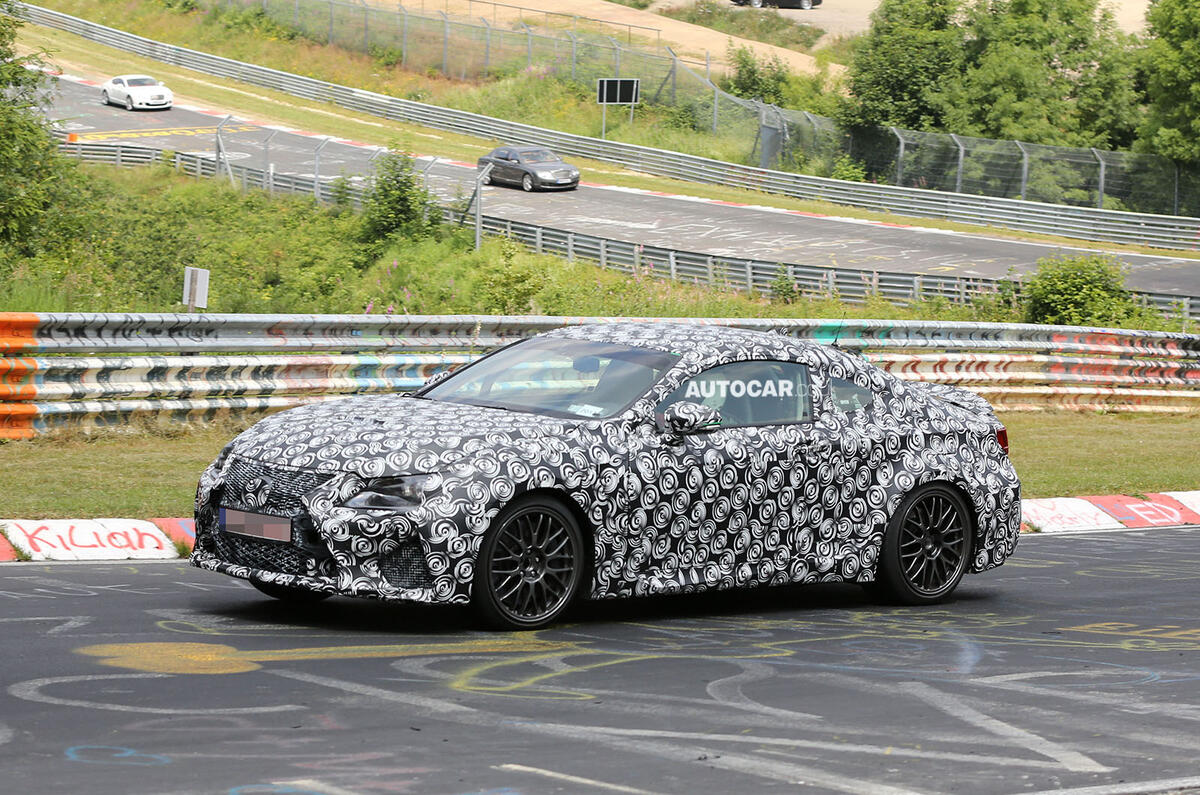 Lexus RC-F coupe spotted testing in Germany Lexus RC-F coupe spotted testing in Germany