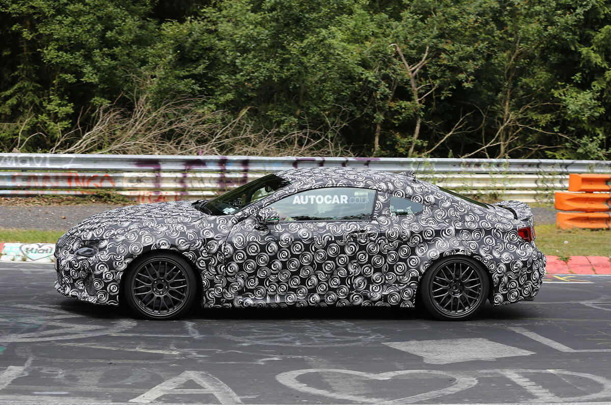 Lexus RC-F coupe spotted testing in Germany Lexus RC-F coupe spotted testing in Germany