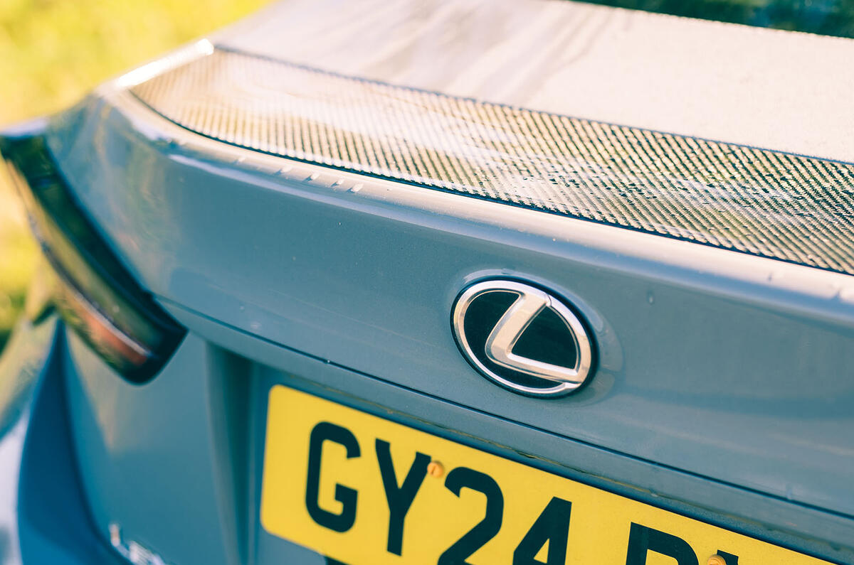 Lexus RCF Ultimate 2024 rear detail 12 Lexus RCF Ultimate 2024 rear detail 12