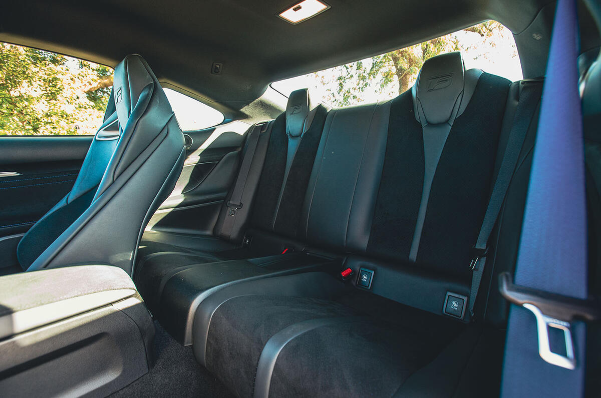 Lexus RCF Ultimate 2024 rear seats 38 Lexus RCF Ultimate 2024 rear seats 38