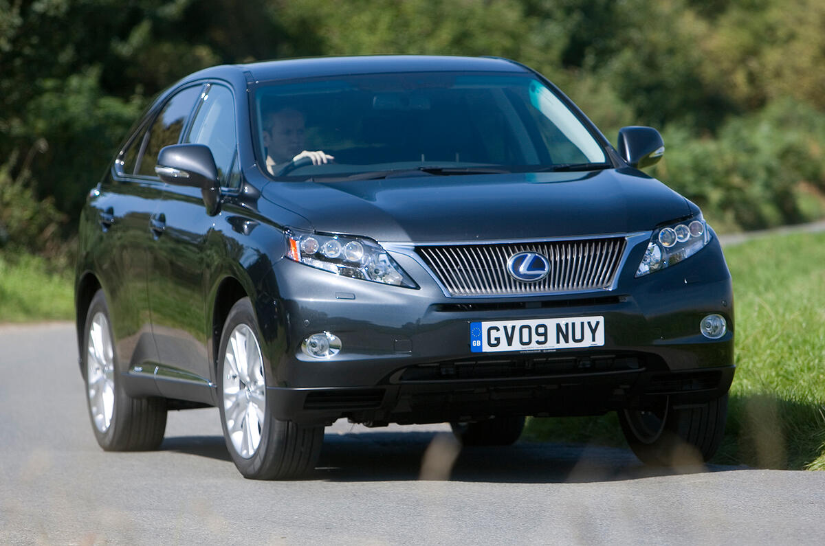 RX’s air suspension doesn’t absorb all that it should at lower speeds Lexus RX cornering