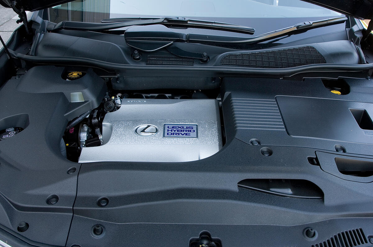 Efficient V6 is assisted by two electric motors Lexus RX V6 petrol engine